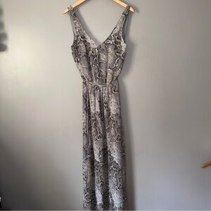 Show me your Mumu Kendall snakeskin maxi dress